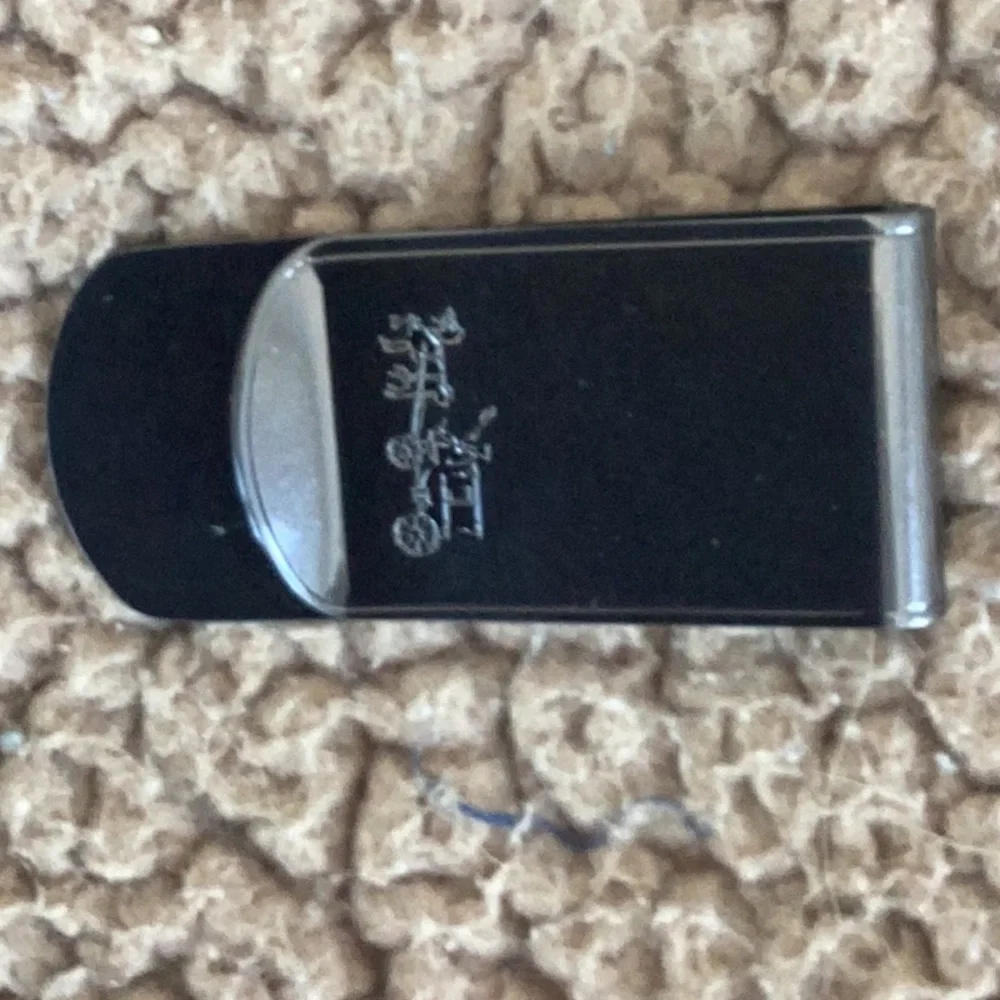 Coach silver money Clip